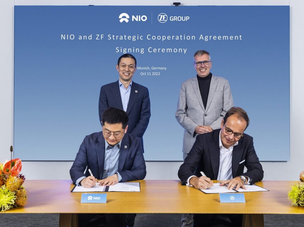 NIO and ZF Group, William Li and Dr. Holger Klein