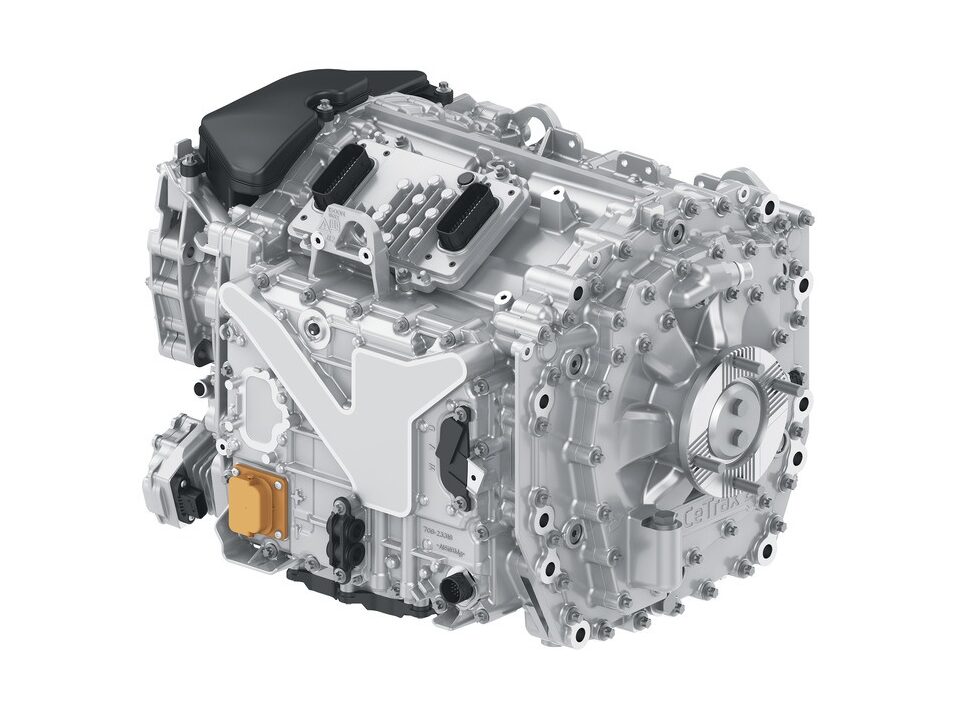 Der elektrische Zentralantrieb CeTrax 2 dual.
//
CeTrax 2 dual electric central drive.