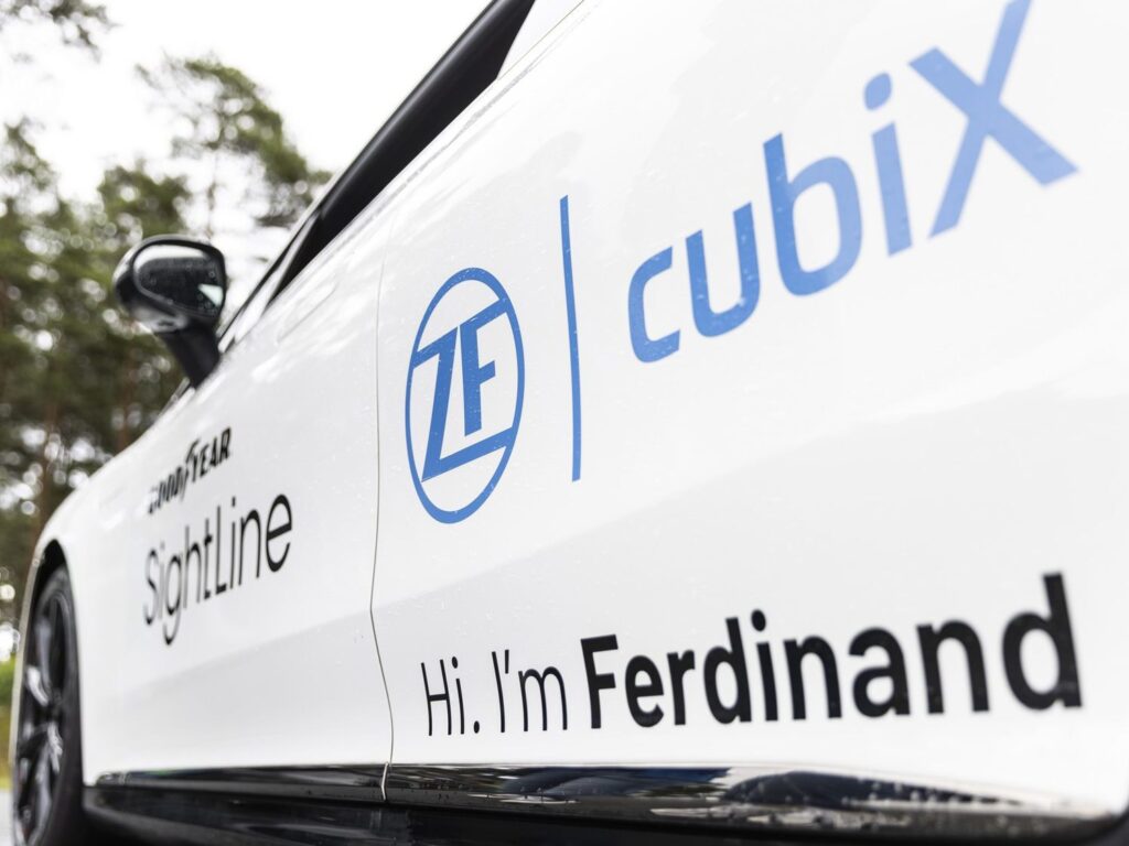 cubiX und Goodyear: Goodyear und ZF kooperieren bei der Verbesserung der Bewegungssteuerung von Fahrzeugen durch intelligente Reifen. // The Goodyear Tire & Rubber Company, a global leader in connected mobility, and ZF, a global leader in vehicle systems and industrial technology, announced successful integration of tire intelligence technologies with vehicle motion control software.