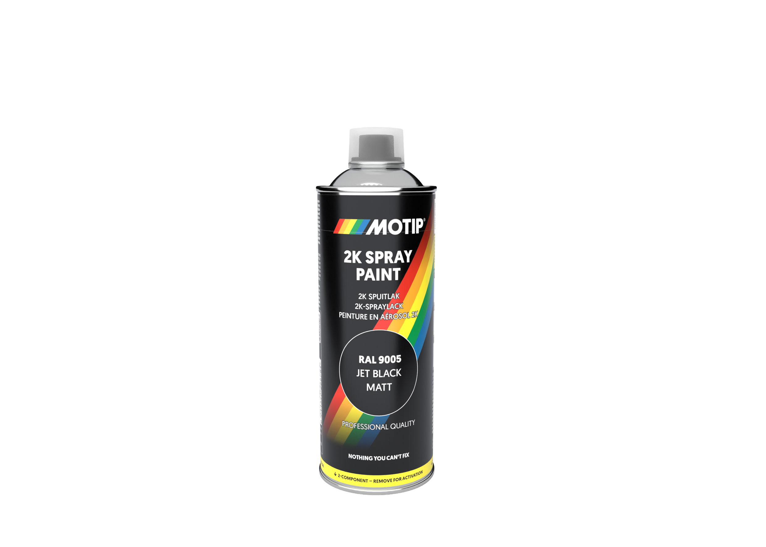 MOTIP - Vernice 2k Nero opaco Professional Quality